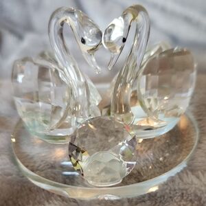 Crystal Swan Figurine
